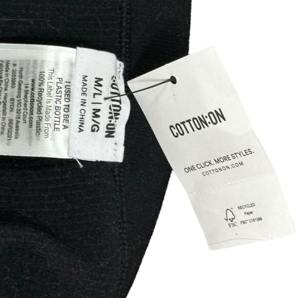 Cotton On Ribbed Seamless Square Neck Crop Top M/L Brown Stretchy Crop Tank - Picture 6 of 9